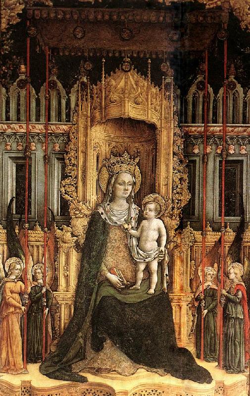 VIVARINI, family of painters Triptych (detail) wert Spain oil painting art